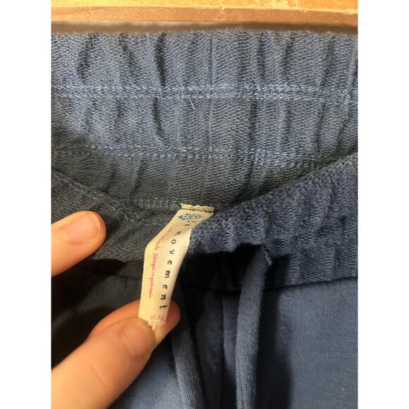 Free people FP Movement Sunny Joggers-Size XL Activewear-Sweat Pants Blue-Silver - Picture 7 of 8